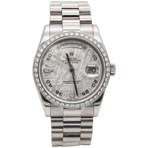 rolex oyster perpetual datejust meteorite|Rolex meteorite patterns.